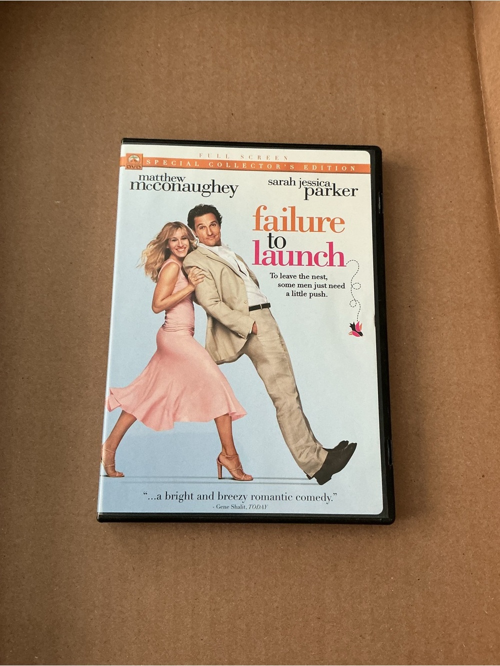 Failure to Launch DVD - Romantic Comedy (Pink & White Cover)